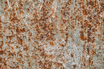 full frame image of rustic metal wall background