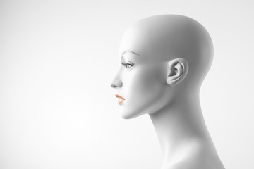 White Female Mannequin Profile