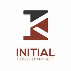 Letter K Logo Vector Design Template