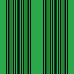 Vertical green and black stripes print vector