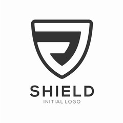 Shield Logo Design Concept or Letter G Logo Vector Template