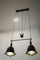 Vintage styled of hanging light lamp
