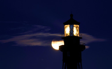 Moon Light / Lighthouse located near Pompano Beach, Florida