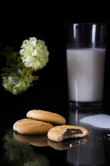Milk cookies Breakfast morning