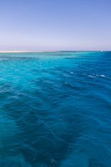 Fototapeta premium Turquoise Blue Water in Egyptian Red Sea Reefs