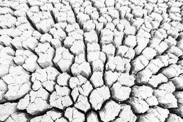 Vintage white light very dry soil texture background