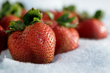 Deep Red Strawberries