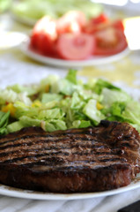 Steak And Salad