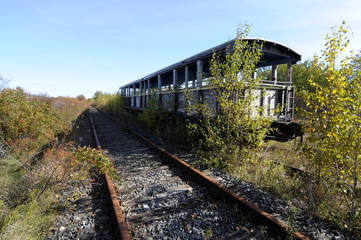 Abandoned Railway Car