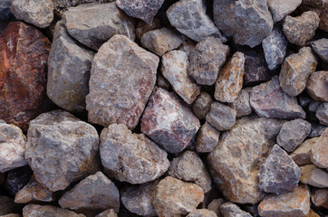 Texture of Pile of Stones.