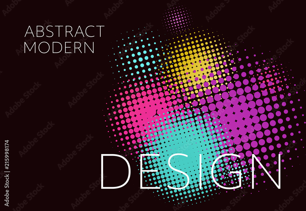 Poster colorful background. vector abstract minimalistic design.