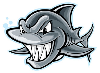 Naklejka premium Shark