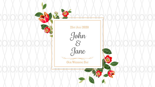 Floral Wedding Titles