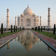 Fototapeta premium Taj Mahal, Spiegelung