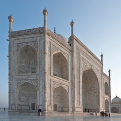 Taj Mahal, Ansicht von Westen