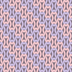 Pretty seamless vector pattern with dog bones shapes