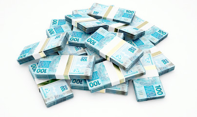 Pile Of Bank Notes