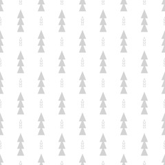 Obraz premium Vector seamless Christmas pattern with xmas tree