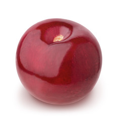 Ripe cherry isolated on a white.