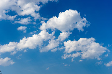 Obraz na płótnie Canvas Clouds and Blue Sky at Day light Clear