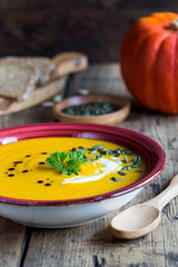 cremige Kürbissuppe