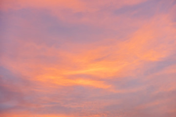Naklejka na ściany i meble Colorful sky in twilight time