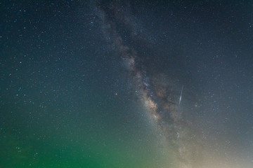 The Milky Way. Our galaxy. This long exposure astronomical photography