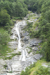 Obraz na płótnie Canvas Mountain landscape, in the Pennine Alps in the canton of Valais
