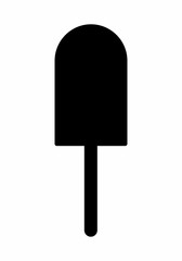 Popsicle dark silhouette