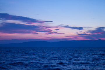 Sunsrise over Italy