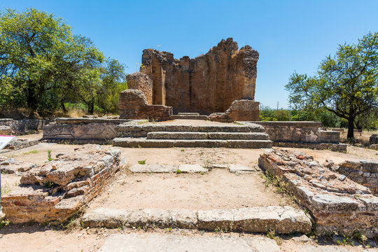 Roman ruins of Milreu, Estoi, Algarve, Portugal