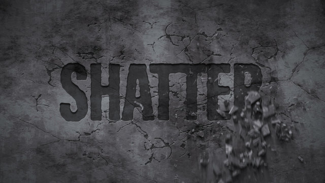 Shatter Text Reveal
