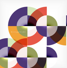 Obraz premium Modern circle abstract background