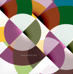 Obraz premium Modern circle abstract background