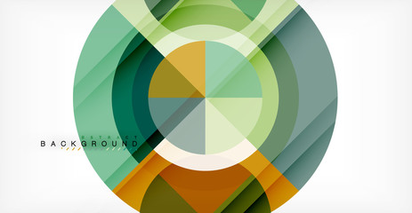 Obraz premium Vector circle abstract background