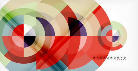 Obraz premium Vector circle abstract background