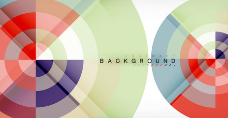 Obraz premium Vector circle abstract background