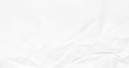 Texture of white paper with kinks. Background for various purposes.