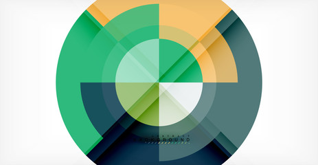 Obraz premium Vector circle abstract background