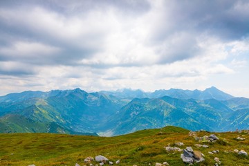 Fototapeta na wymiar Beautiful view on Polish Tatra mountains.