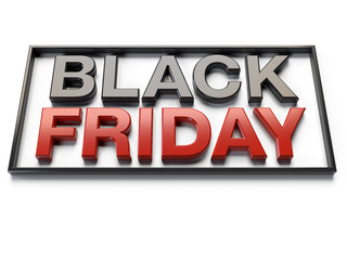 Banner Vendas Promoção Black Friday 3D