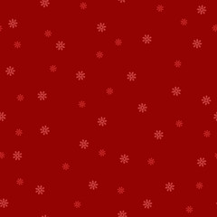 Obraz na płótnie Canvas Snowflake seamless pattern. Snow on white background. Abstract wallpaper, wrapping decoration. Symbol winter, Merry Christmas holiday, Happy New Year celebration Vector illustration.