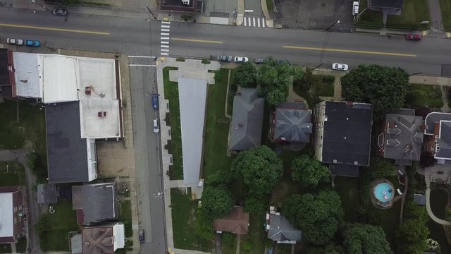 4K Footage Of Drone Flying Over Pittsburgh Suburbs