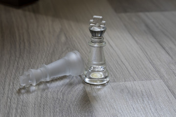 King Chess Piece as Business Concept Series