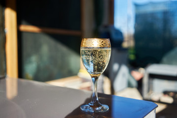 white wine glass