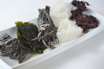 Seaweed variety dulse kelp agar agar wakame nori alaria