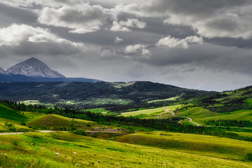 The plains of Montana