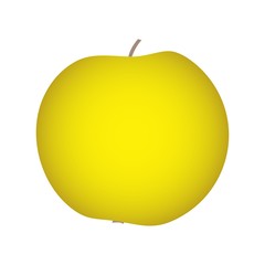 Ripe, delicious Apple, vector