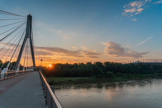 Sunrise over the river