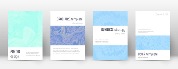 Abstract cover. Energetic design template. Suminagashi marble minimalistic poster. Energetic trendy 